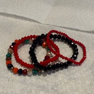 Colorful Beaded Bracelet Set